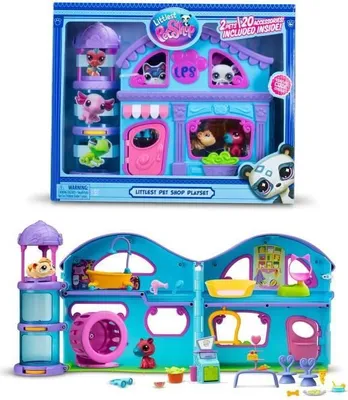 Obrázek produktu pro Herní sada Littlest Pet Shop La Grande Maison, BANDAI, se 3 zvířátky, z toho 1 exkluzivní, vícebarevná, od 4 let
