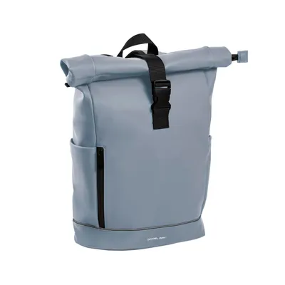 Produktbild von Daniel Ray Rolltop-Rucksack Laptoprucksack Highlands mit gepolstertem Rücken - PolyurethanRollrucksack Fahrradrucksack mit Laptopfach in Soft Blue