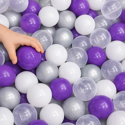 Produktbild von 200 Bunte Bälle für Bällebad - 5,5cm Bällebad Bälle Kinder Spielbälle Bällepool
