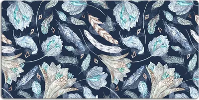 Produktbild von Schreibtischmatte Tischunterlage 120x60 cm Mauspad - Boho-Muster