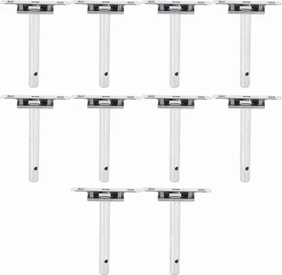 Produktbild von 10 Stück 4-Zoll-Wandregalhalterung mit verdeckter Montageplatte, Regalträger für Wandregale
