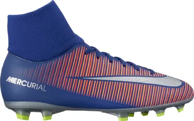 Obrázok produktu pre Detské kopačky Nike Mercurial Victory VI (FG) Detské kopačky, veľkosť Nike Youth Shoes:36.5, farba Nike:DEEP ROYAL BLUE/CHROME-TOTAL CRIMSON