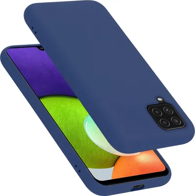 Produktbild von Cadorabo Schutzhülle für Samsung Galaxy A22 4G / M22 / M32 4G Hülle in Blau Handyhülle Case Cover TPU Etui