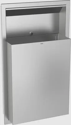 RODAN Abfallbehälter für Unterputzmontage Edelstahl seidenmatt 23 Liter KWC RODX605E