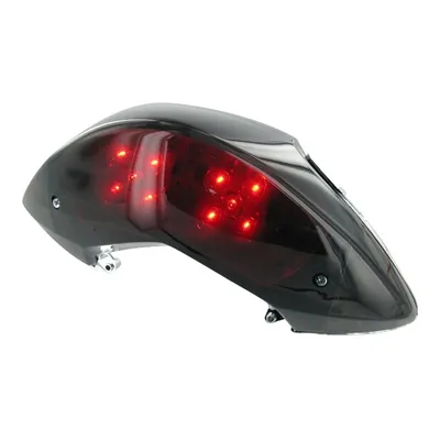 Immagine prodotto di Fanale posteriore STR8 Black-Line LED, con funzione di indicatore di direzione per Yamaha Jog RR / MBK Mach G, con marchio di controllo