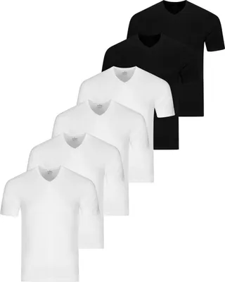 Produktbild von RAGMAN 6er Pack Basic Unterhemd / Shirt Kurzarm Bequem und atmungsaktiv, Vielseitiges Basic, Optimale Passform