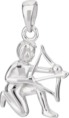 Produktbild von Kettenanhänger klein Sternzeichen Schütze 925 Silber 15x11mm Horoskop Zodiak