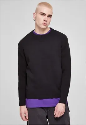 Productafbeelding van Heren sweater Urban Classics, oversized model, zwart - maat XL