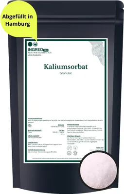 Produktbild von Kaliumsorbat Granulat (<40 Mesh) – 500g