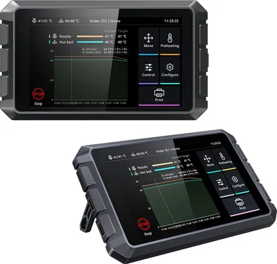 Produktbild von Creality 3D Sonic Pad pre multiinterfejsovú FDM 3D tlačiareň 7'' dotykový displej RAM 2G ROM 8G Integrovaný dizajn Kompatibilný s Ender-3 V2 / Ender-3 S1 / Ender-3 S1 Pro Tlač Vysoká rýchlosť a presnosť