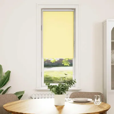 Produktbild von vidaXL Verdunkelungsrollo Gelb 60x150 cm Stoffbreite 55,7 cm Polyester