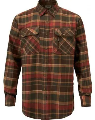 Produktbild von Pinewood Prestwick Exclusive Shirt Herren (D.Green/Terracotta) Größe M