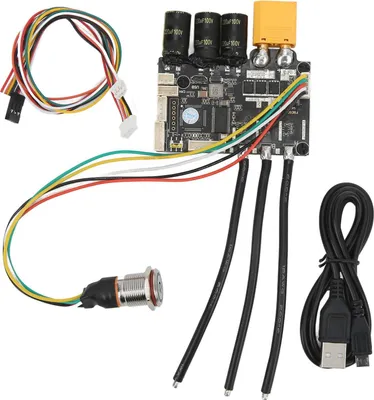 Produktbild von Elektronischer Drehzahlregler mit Kühlkörper, 4šC60 V, elektrischer Steuerschalter für Roboter-RC-Autos