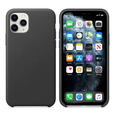 Produktbild von Cyoo - Alcantara Hardcase - iPhone 11 Pro - Schwarz