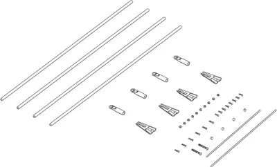 Produktbild von Multiplex Flächenverstrebungen FunCub XL