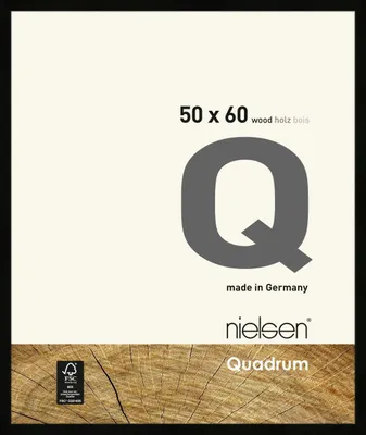 Produktbild von nielsen Holz Bilderrahmen Quadrum, 50x60 cm, Schwarz