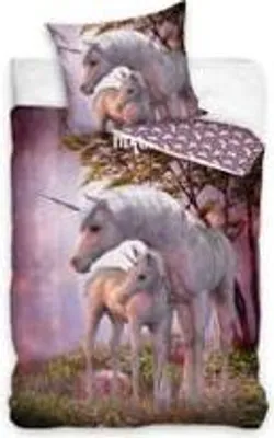 Produktbild von Baumwollbettwäsche 160x200 Einhorn