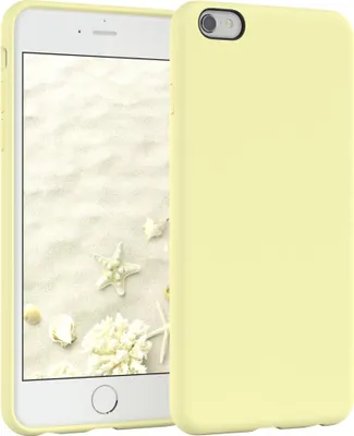 Produktbild von EAZY CASE Silikonhülle für Apple iPhone 6 / 6S Silikon Backcover Schutz in Gelb