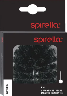 Produktbild von Spirella WC Bürste Ersatz Bürstenkopf (ØxH): 8,3 x 10 cm schwarz passend zu den Serien Darwin, Atlanta, Etna, Lemon, Level, Max Light Porzellan, Mero, Opera, Quadro, Retro, Sun&Moon, Sydney, Malibu