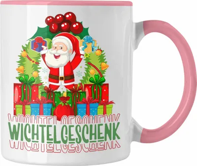 Produktbild von Trendation - Schrott-Wichtelgeschenk für Frauen Kollegen Geschenk Wichteln Weihnachten Weihnachtsmann Geschenkidee Schrottwichteln (Rosa)