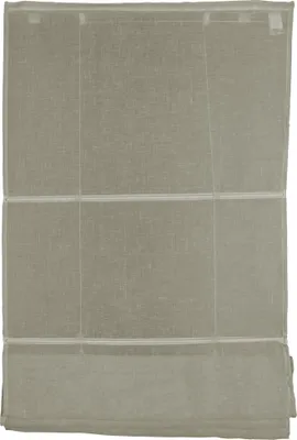 Produktbild von Deco4Me Raffrollo mit Leinenoptik Stoffrollo 140x170cm beige Vorhang Aluprofil Klett