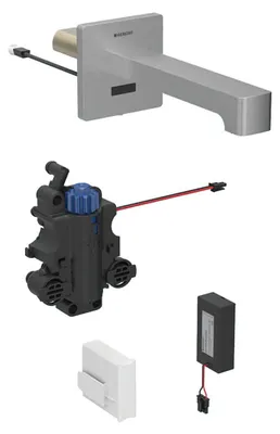 Produktbild von Geberit 116298SN1 Brenta WT-Arm.,Wandmontage, Batterie