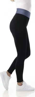 Produktbild von EQUITHÈME Tea Pull-on Reithose in vier verschiedenen Farben, Farbe:schwarz/jeans, Größe:Damengröße 40