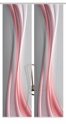 Produktbild von 84070 ELANIA Schiebegardine aus recyceltem Polyester, halbtransparent