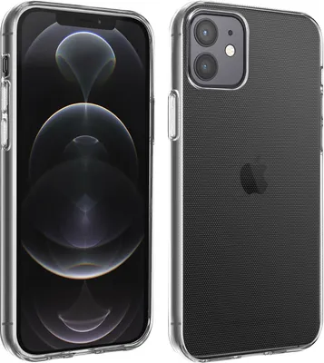 Immagine prodotto di Avizar, Gelhülle, Backcover per Apple iPhone 12 / 12 Pro, custodia smerigliata, Trasparente