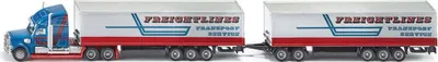 Produktbild von Siku 1806 US-Truck Road Train "UPS" mit Anhänger Maßstab 1:87