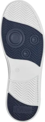 Produktbild von s.Oliver Damen Sneaker Plateau Streifen 5-23609-43, Größe:37 EU, Farbe:Weiß