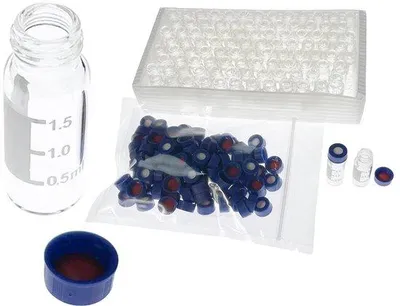 Productafbeelding van 2ml Vials met Schrijfgedeelte en Graduaties - 100 Stuks