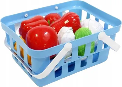 Produktbild von Schneideobst und Gemüse Set Kinderküche Zubehör Spielzeug Lebensmittel Klettverbindung