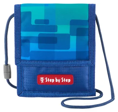 Image de Step by Step pochette tour de cou Neck Pouch Space Craft Spike bleu