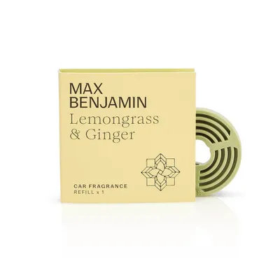 Immagine prodotto di Max Benjamin Profumo Auto Lemongrass e Zenzero - Ricarica