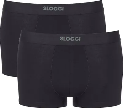 Produktbild von Sloggi Men EVER Ease Hipster, heren boxershort korte pijp (2-pack), zwart