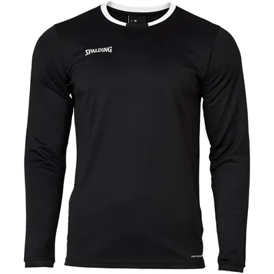 Image de T-shirt à manches longues d'entraînement SPALDING noir/blanc 140