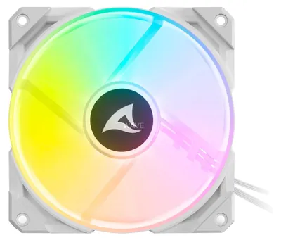 Obrázek produktu pro Sharkoon F50, Ventilátor, 12 cm, 600 ot/min, 2000 ot/min, 132 m³/h, Šedá, Bílá