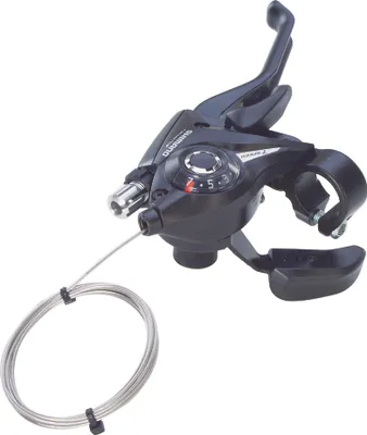 Produktbild von Shimano Brems-/Schalthebel-Rapid-Fire, 7-fach, mit Ganganzeige, für V-Bremse, rechts; 5385