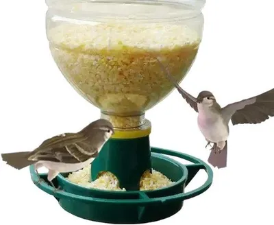 Produktbild von Vogel-Feeder - Wasserhähne - Vogelfutter - Umweltfreundliche Gestaltung - 15 x 5 x 5 cm - Transparent