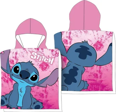 Produktbild von Disney Gestrickter Poncho Rosa Einheitsgröße