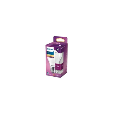 Zdjęcie produktu dla Żarówka LED Philips w kształcie AGL A60 2,2W = 25W E27 matowa 250lm ciepła biel 2700K