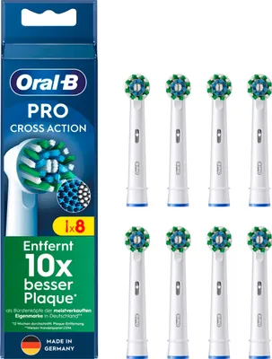 Produktbild von Oral-B CrossAction , 8 Stück(e), Weiß, 3 Monat( e), Oral-B, Box