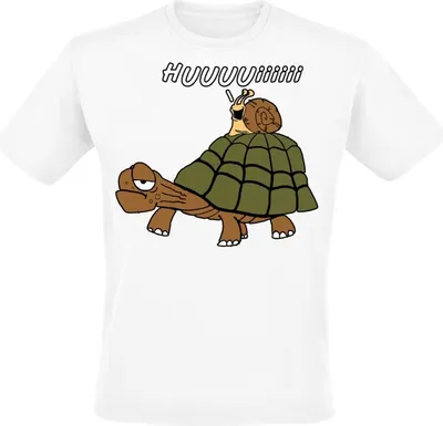 Produktbild von Tierisch T-Shirt Herren Huuuuiiiiii weiß 3XL
