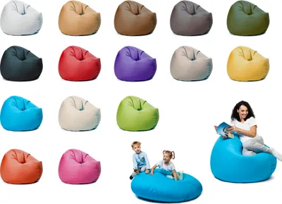 Produktbild von sunnypillow XL Sitzsack mit Styropor Füllung 100 cm Durchmesser 2-in-1 Funktionen zum Sitzen und Liegen Outdoor & Indoor für Kinder & Erwachsene viele Farben und Größen zur Auswahl Blau