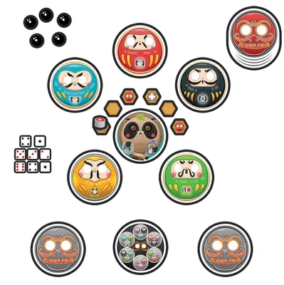 Immagine prodotto di Asmodee Igiari Daruma: Giochi da tavolo, giochi di carte, dai 14 anni in su, da 2 a 5 giocatori