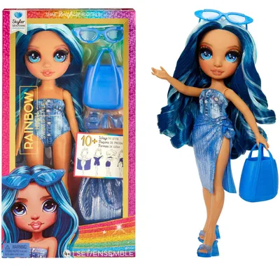 Image de Poupée de mode Rainbow High Swim & Style - Skyler (Bleu)