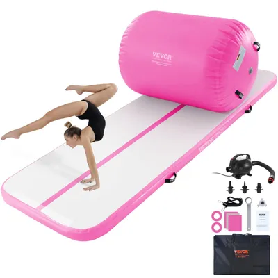 Produktbild von Aufblasbares Air Track Set – Gymnastikmatte – Turnmatte – Aufblasbare Gymnastikmatte – Turnmatte – 2 Stück, jeweils 3,05 x 1 Meter