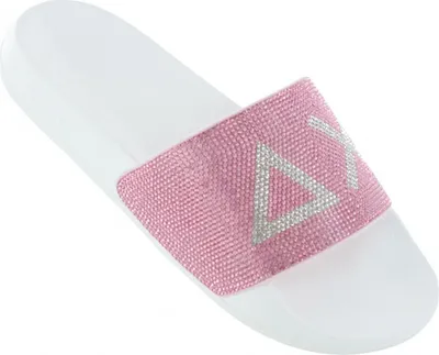 Produktbild von SUN68 Slippers LOGO STRASS - Damen Sandalen Pantoletten Slides Badesandalen X35205-0104 , EU 39