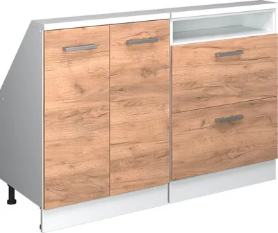 Produktbild von Dachschrägenschrank-Set Vicco Rion Goldkraft Eiche 2er Set, Model 55979